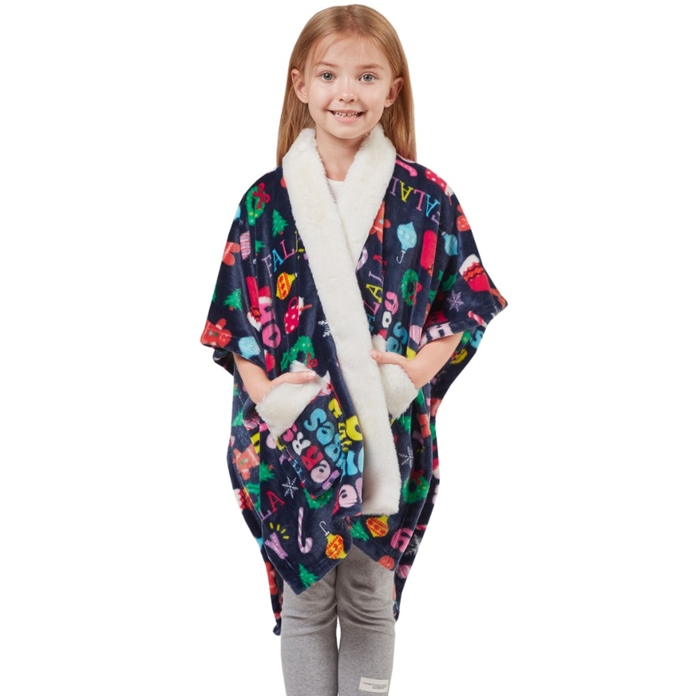 Charter Club Sugar Rush Mommy and Me Cozy Plush Wrap Throw, Created for Macy's -